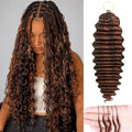 Miracle Invisible Knots Feather Crochet Hair 20 Inch 55g
