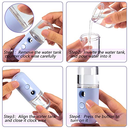Mudder Nano Facial Mister 30ml USB Rechargeable - 8 Pack