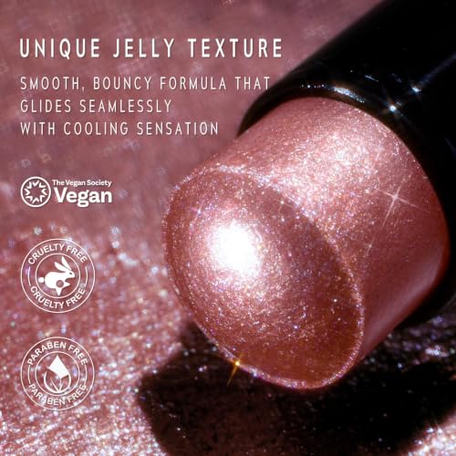 TIMEPHORIA Illumina Jelly Gel Eyeshadow Stick 010 Amethyst - Cool Lavender, Vibrant Metallic Eye Makeup