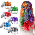 6-Color Temporary Hair Wax Set for DIY Hairstyles | Washable & Gentle