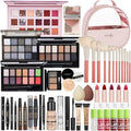 All-In-One Makeup Kit with Brushes & Travel Bag