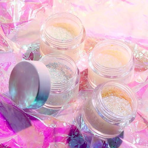 2 Pack Body Glitter Gel – Cosmetic-Grade Sparkle for Face, Hair & Body
