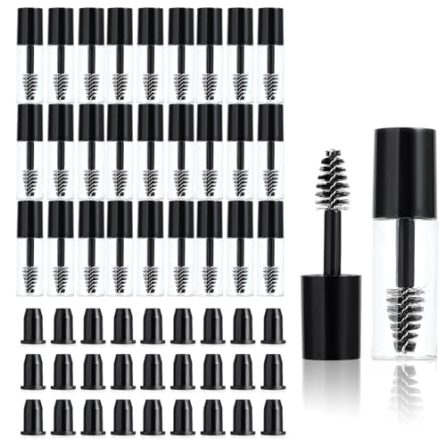 27Pcs 3ml Empty Mascara Tubes with Wands & Stoppers