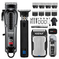 HIENA PRO Cordless Hair Clipper & Grooming Kit for Men