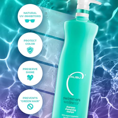 Malibu C Swimmers Shampoo & Conditioner Set – 33.8 oz