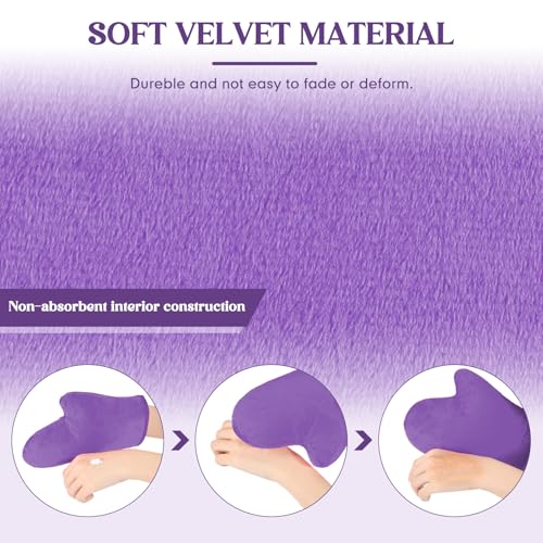 SATINIOR Reusable Self Tanning Mitt Applicator 4 Pack - Velvet Tanning Gloves