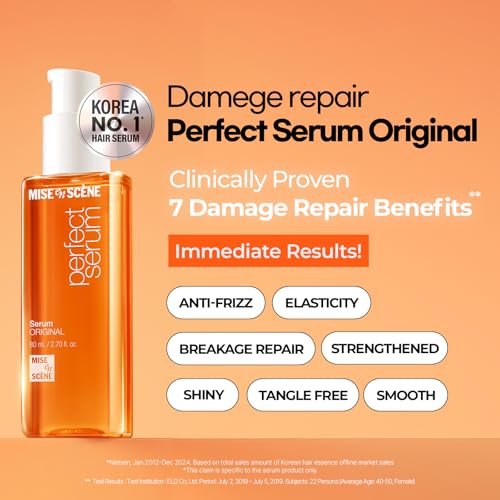 Mise En Scene Perfect Serum Hair Oil - Heat Protection & Frizz Control
