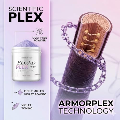 Blond Plex Violet Lightener Powder 500g - 10 Level Lift