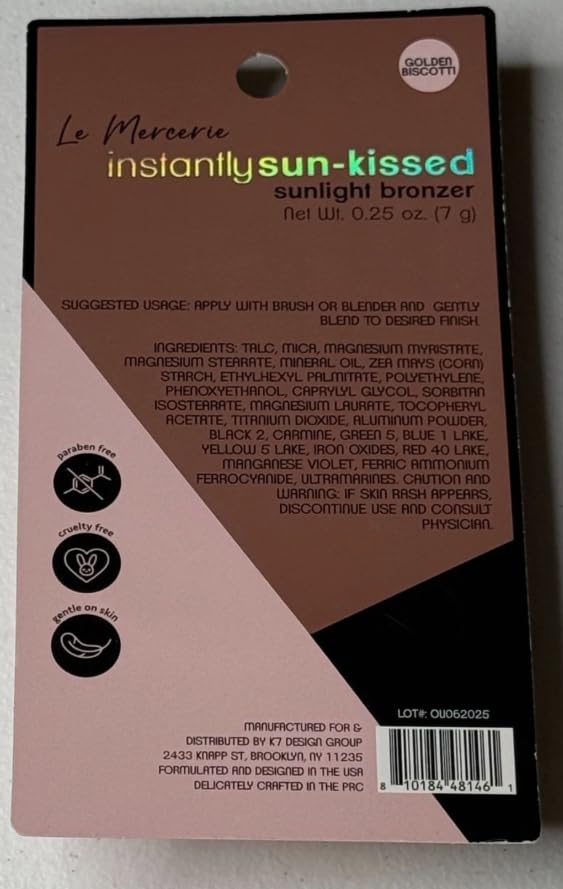 Le Mercerie Instantly Sun-Kissed Sunlight Bronzer Golden Biscotti