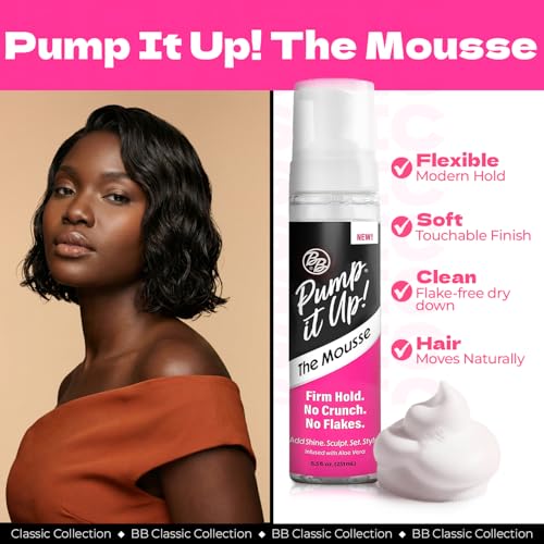 Bronner Bros Pump It Up Firm Hold Mousse 8.5oz