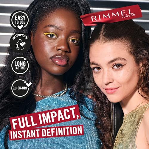 Rimmel Wonder'Ink Eyeliner Pen, Waterproof Matte Black