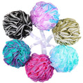 Large Loofah Sponges Pack of 6 - Exfoliating Bath Puffs