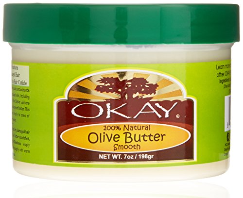 OKAY 100% NATURAL OLIVE BUTTER SMOOTH 7oz/198gr