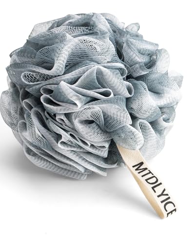 XXL Loofah Sponge 4 Pack - Large Bath Pouf for Shower