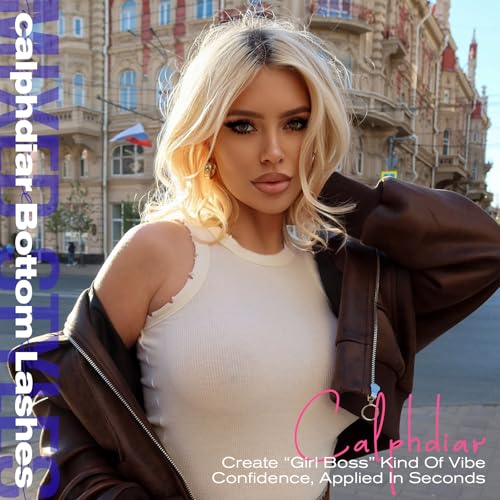 Spiky Bottom Lashes Individual Thick Volume Bottom Lash Clusters Manga Lower Eyelash Extensions 6-8MM Wispy Bottom Cluster Lashes 240pcs DIY Bottom Lash Extension at Home by calphdiar