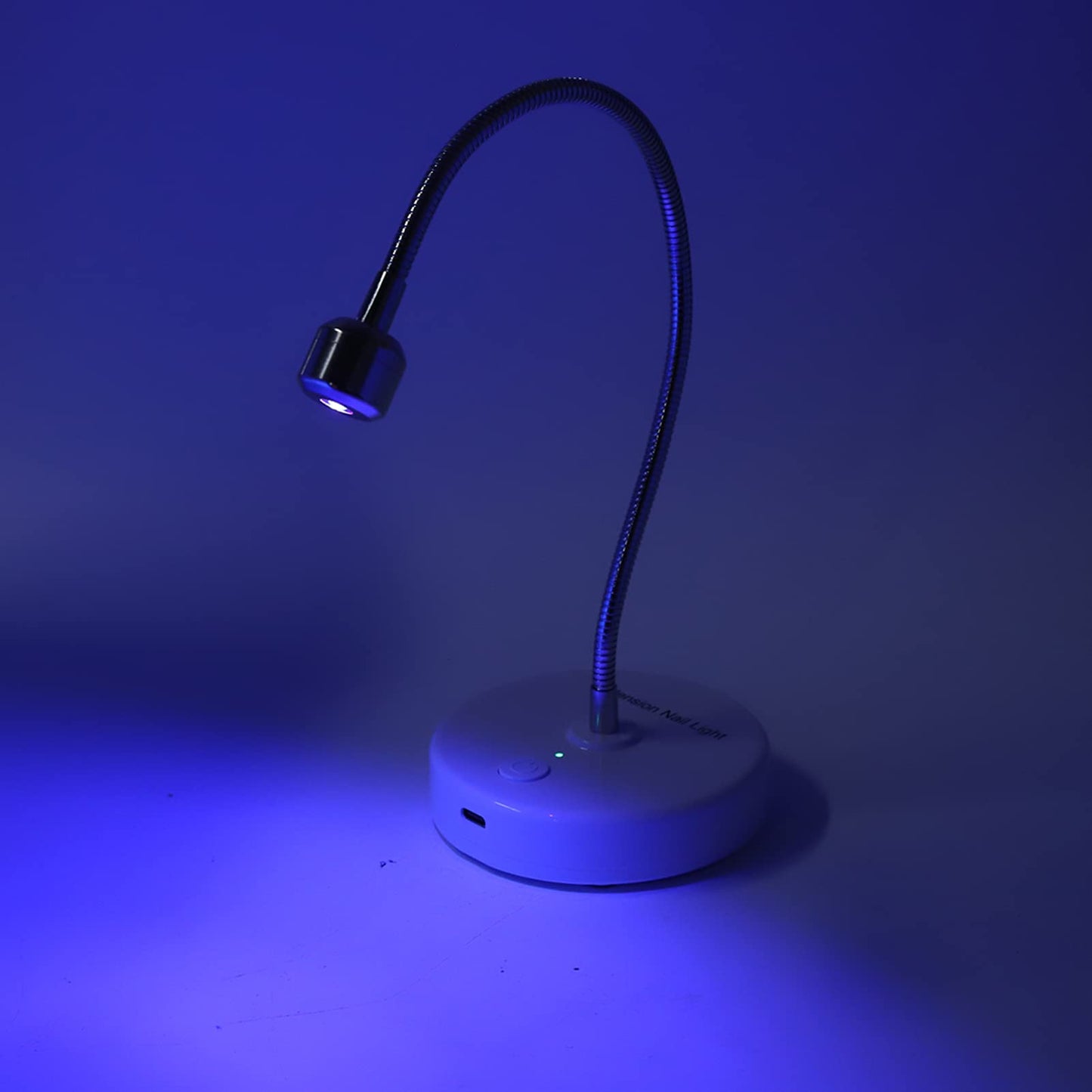 Chazcool Gel x Nail Lamp, USB Led Nail Lamp for Gel Nails, Gooseneck Gel Nail Light, Professional Cordless Nail Dryer for Home Salon Manicure