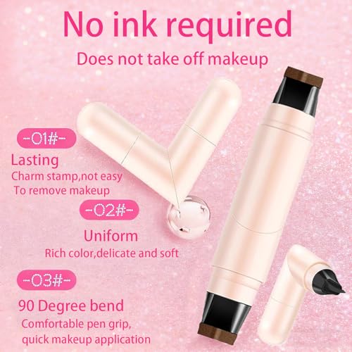 Winged Eyeliner Stamp Pen Set - Dual-Ended Waterproof Liquid Liner