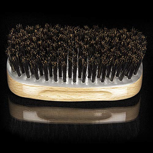 Torino Pro Wave Brushes By Brush King #31- Soft Squared 11 row Palm Brush - Patented Design - Great brush for laying and polishing your 360 waves