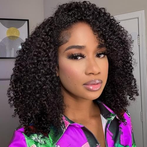 Half Wig Human Hair 18" Drawstring Glueless Wear & Go