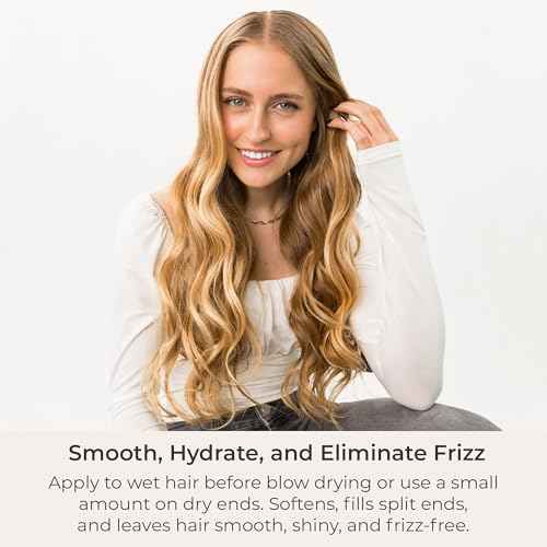 CIBU Nourishing Argan Oil Hair Serum | Anti-Frizz, Heat Protectant & Anti-Breakage Formula | Lightweight Hair Treatment | 4 Ounces