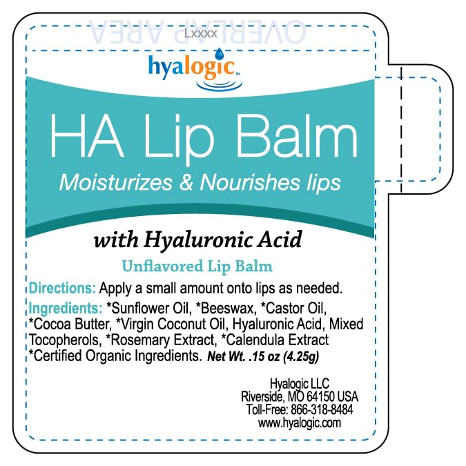 Hyalogic HA Lip Balm with Hyaluronic Acid & Coconut Oil