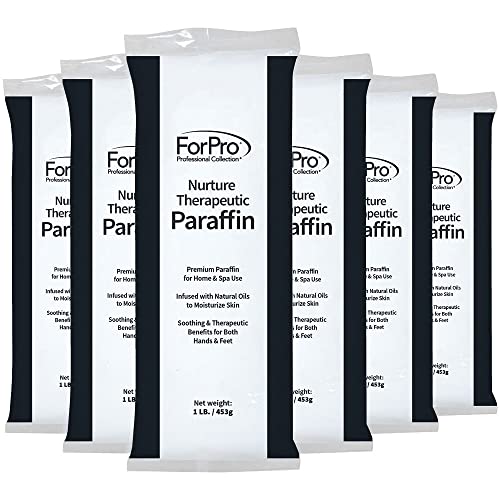 ForPro Nurture Fragrance Free Paraffin Wax Refill, 6 Lbs (6 Blocks)