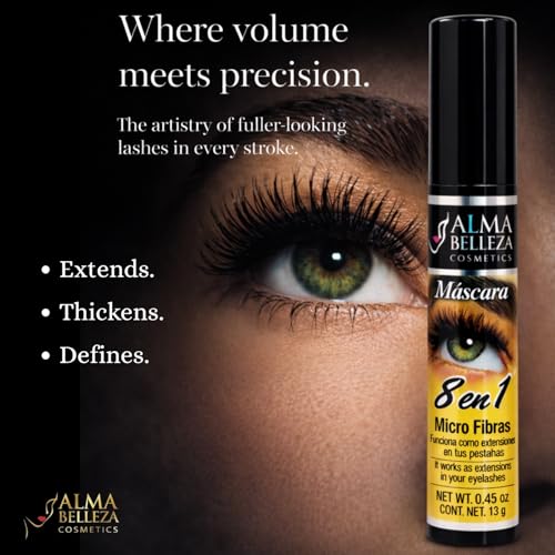 Alma Belleza 8-in-1 Mascara with Micro Fibers