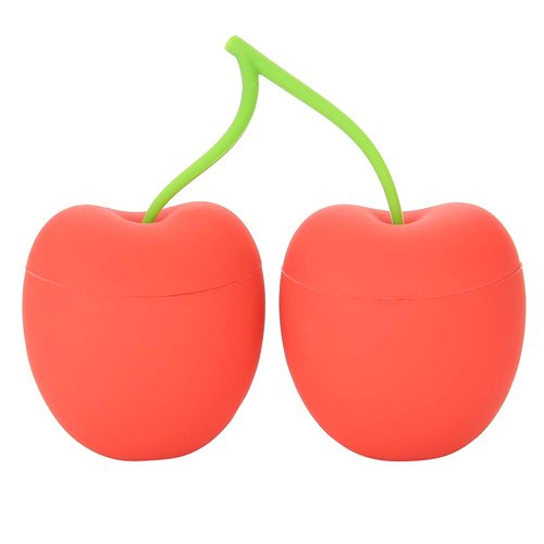 Lip Pump Device Silicone,Portable Hot Cherry-Shaped Lip Plumping Enhancer Lip Enhancement Plumper Quick Device Beauty Tool