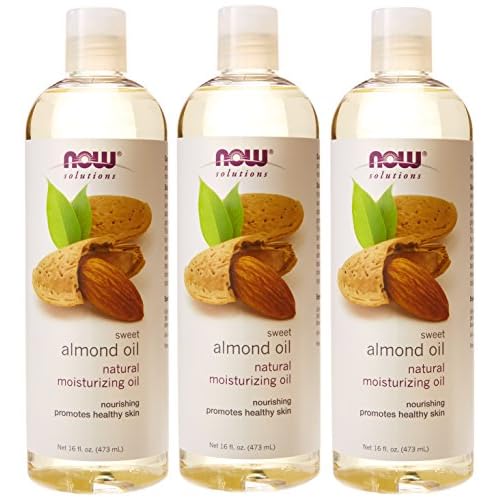 Now Foods Almond Oil, 16 Fl Oz (Pack of 3)