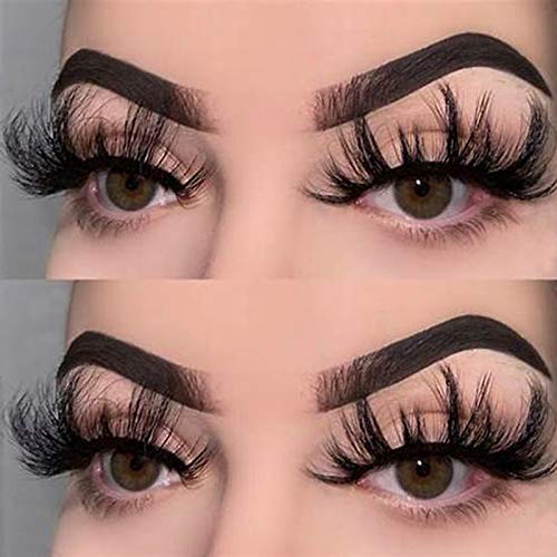 25MM Mink False Eyelashes Strip Lashes - 8 Pairs Fluff