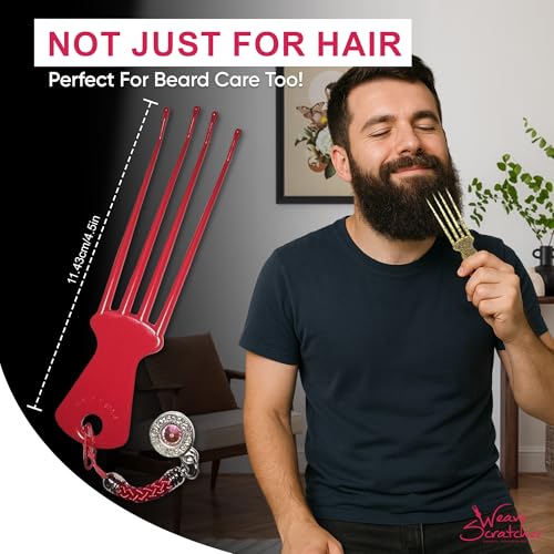 Scalp Massager & Head Scratcher for Weaves, Braids & Wigs