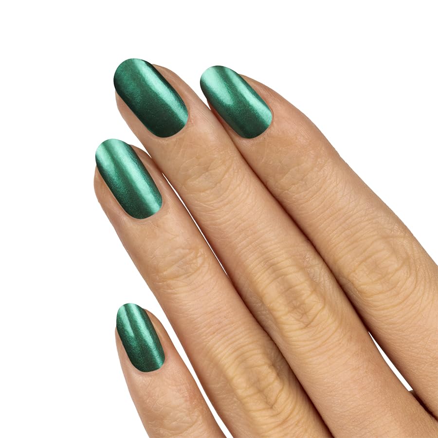 Color Street 'Emerald Satin' (FMS172) - Nail Polish Strips Fall Edit 2023