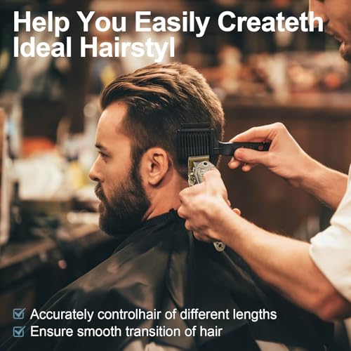 4-in-1 Fade Comb Set for Hair Clippers – Professional Barber Tool