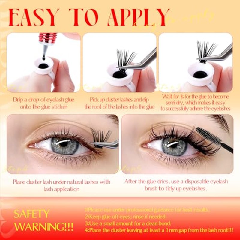 ARISON LASHES Sensitive Lash Cluster Glue - Strong Hold, 3ml