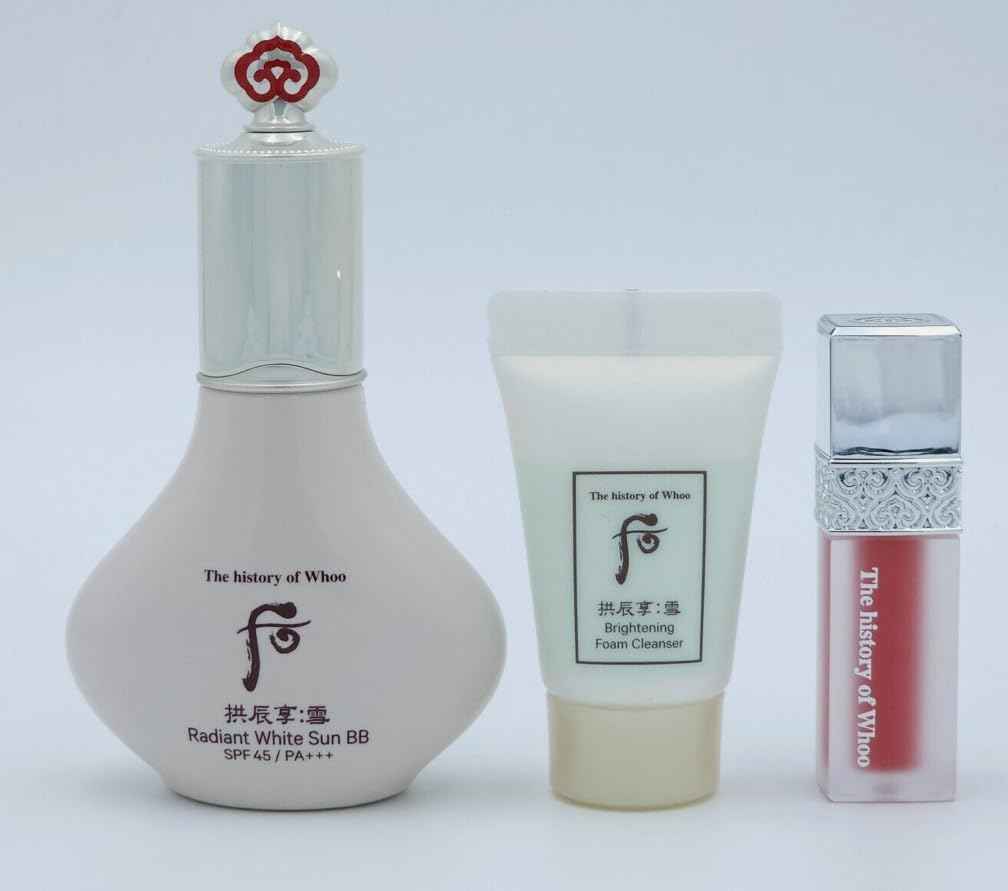 THE HISTORY OF WHOO Gongjinhyang Seol Radinat Sun BB Special Set K-Beauty, Beige