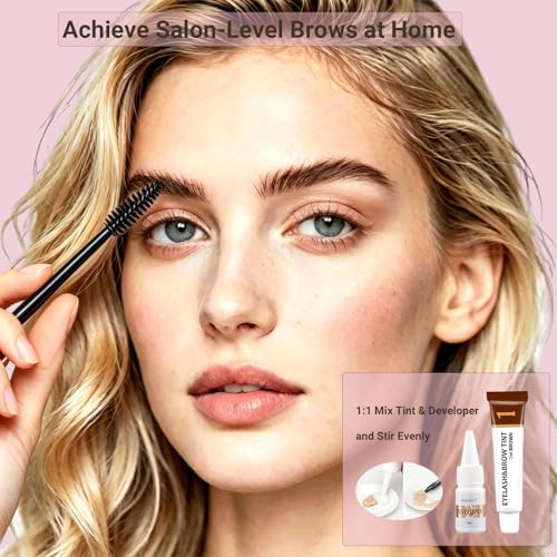 2-In-1 Lash & Brow Tint Kit - Professional Color, 4-6 Week Wear