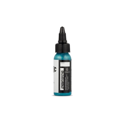 Dynamic Color Co- Teal Tattoo Ink, Made in USA, Since 1990, Not Tested on Animals, (1oz Bottle)
