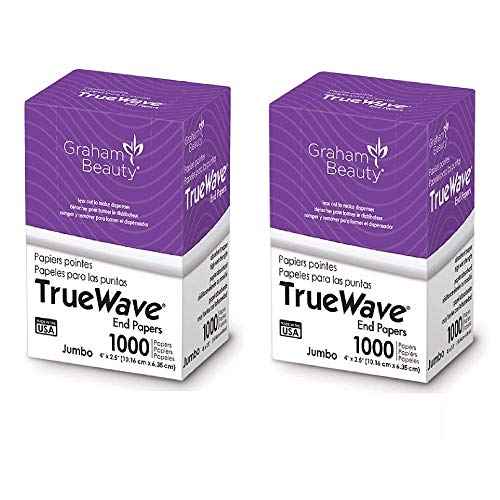 Graham Beauty Salon Truewave Jumbo 4" x 2.5" Paper 1000 Pcs - HC-26067 (2 Pack)