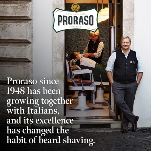 Proraso Hot Oil Treatment for Beards - Beard Oil for Dry Hair - Conditions and Repairs Damaged Facial Hair - Four 0.6oz Treatments