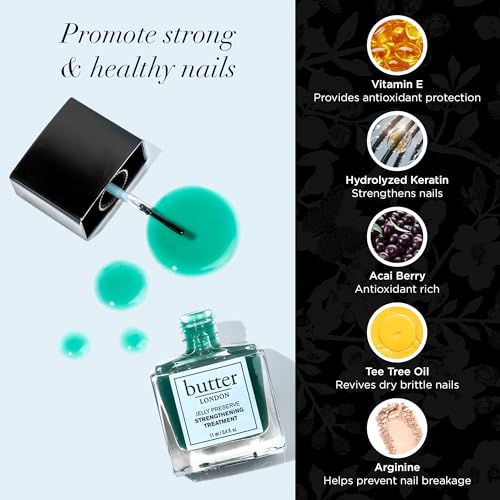 butter LONDON Nail Strengthener - Strawberry Rhubarb Jelly