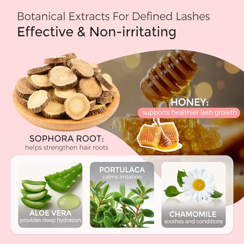 Lash Serum for Longer & Fuller Looking Lashes, Gentle Eyelash Enhancing Serum with Peptides & Biotin | Fragrance-Free, Suitable for Sensitive Eyes, 5ml (5-Month Supply)