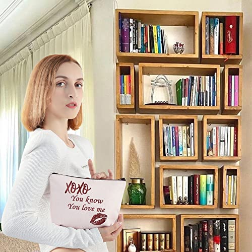 LEVLO Serena Cosmetic Bag Serena Blair Fans Gift You Know You Love Me Makeup Zipper Pouch Bag Serena Blair Merch (You Know You Love Me)