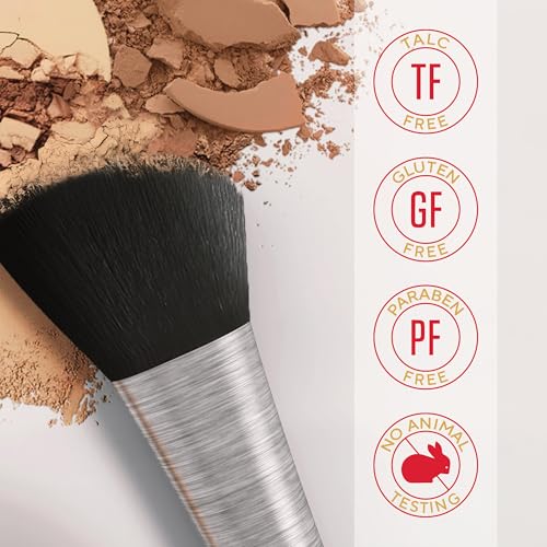 MIRABELLA - Invincible for All Pure Press Foundation, HD-Finish Pressed Powder, Buildable Mineral Pressed Powder Compact with Jojoba & Triglyceride, Age-Defying Makeup for All Skin Types, Light L8