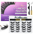 Royaomis 10 Pairs Magnetic Eyelashes with Magnetic Eyeliner