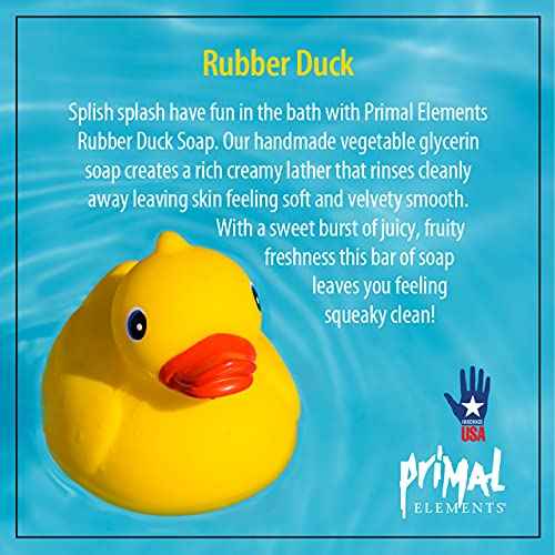 Primal Elements Rubber Duck Soap Loaf, 5 Pound