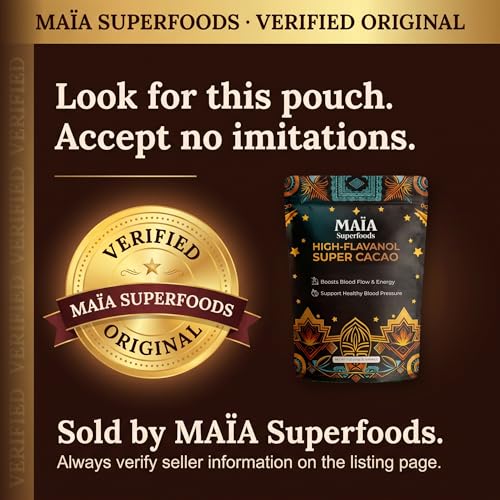 Maia Ceremonial Cacao - 30 Servings | High Flavanols for Heart & Wellness