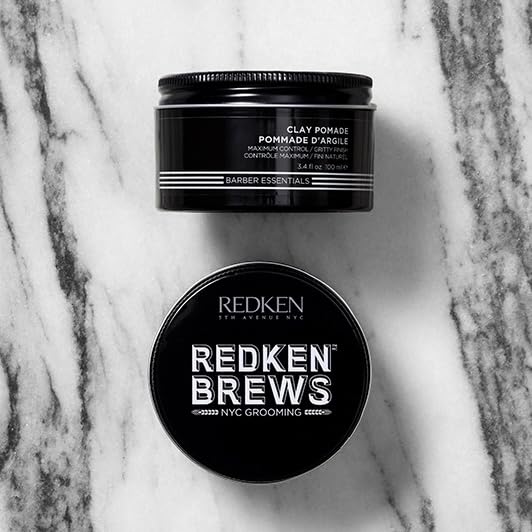 Redken Brews Clay Pomade for Men - High Hold Matte Finish