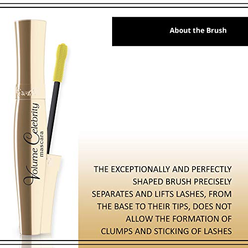 Eveline Volume Celebrity Thickening and Lengthening Mascara with Rebuilding Serum