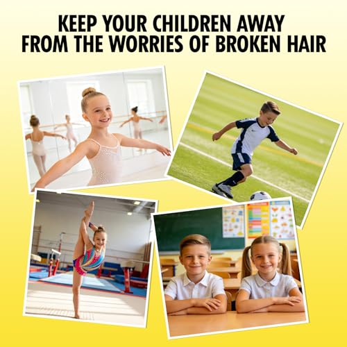 Kids Hair Wax Stick with Comb & Dinosaur Design, Frizz & Flyaway Control, Shea & Strawberry Extract, 15g