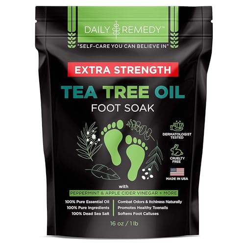 Daily Remedy Extra Strength Tea Tree Oil Foot Soak with Epsom Salt - 16 oz